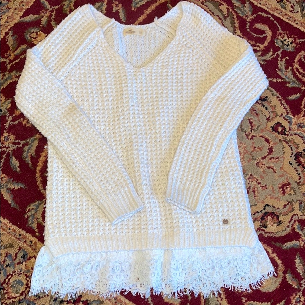 White Knit Sweater